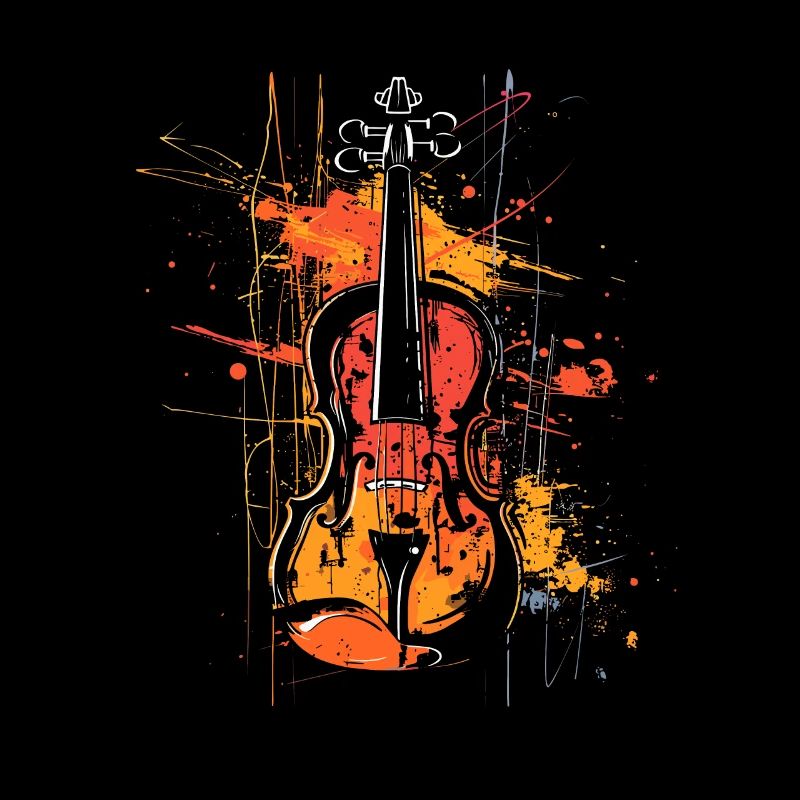 Violin Lineart