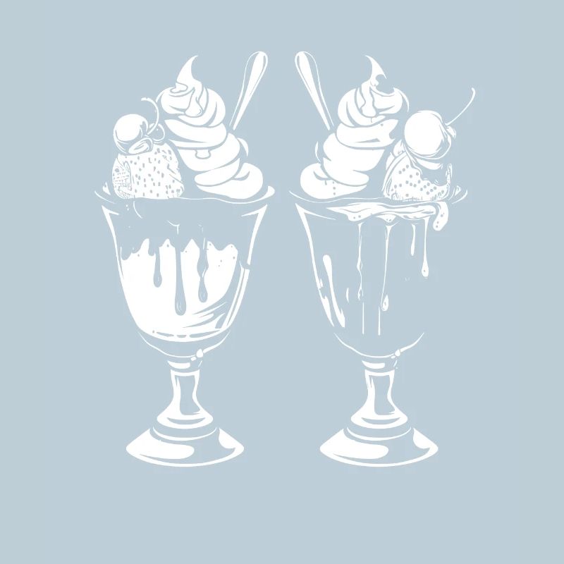 Graphique de coupe glacée