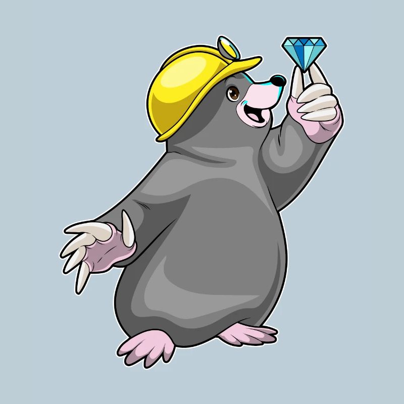 Mole Miner Jewel Mining