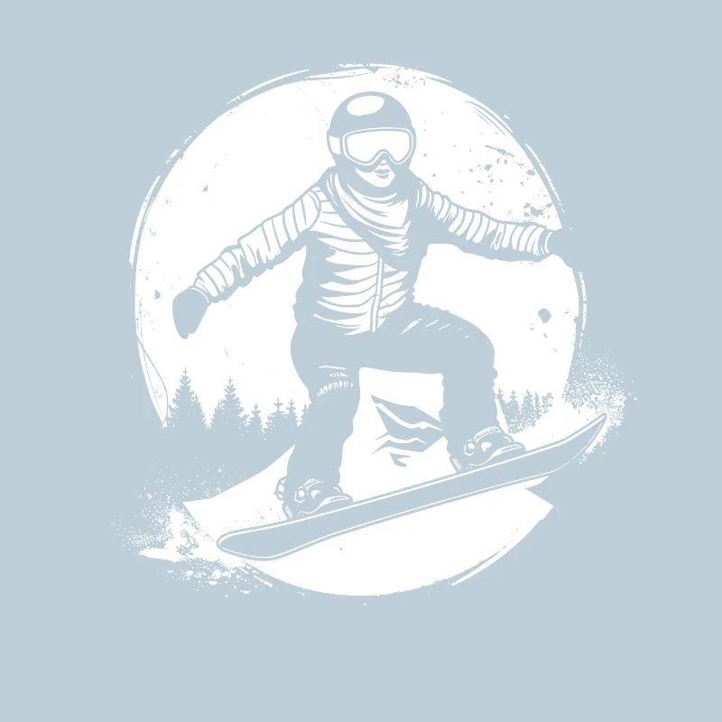 Dessin de snowboarder
