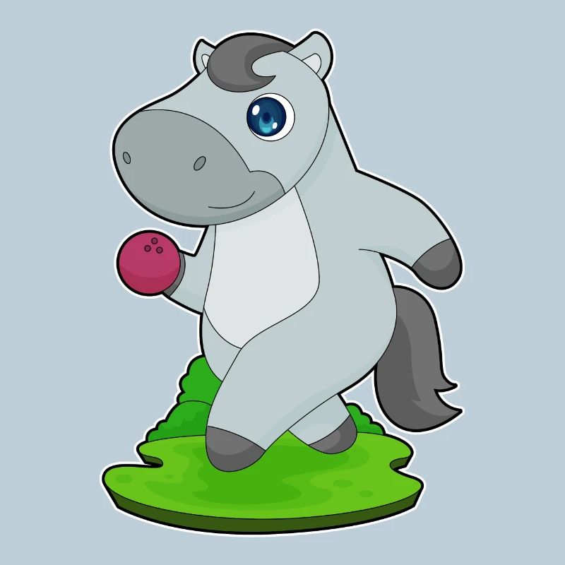 Cheval Bowling Boule de bowling
