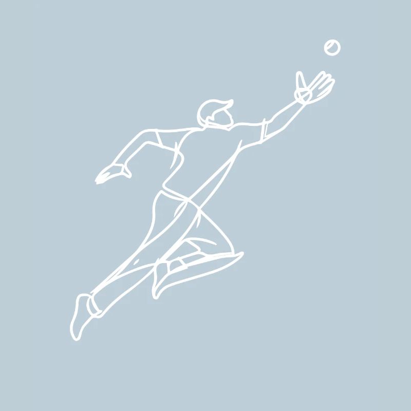Cricket Catcher Drawing