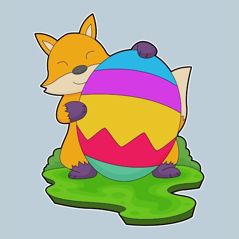 Oeuf de Pâques Fox