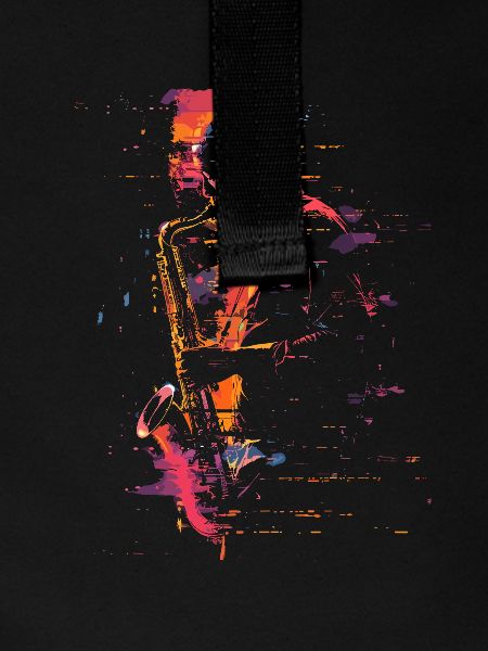 Saxophonist Synthwave