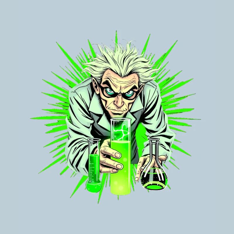 Mad Scientist Chemist Laboratory Cool