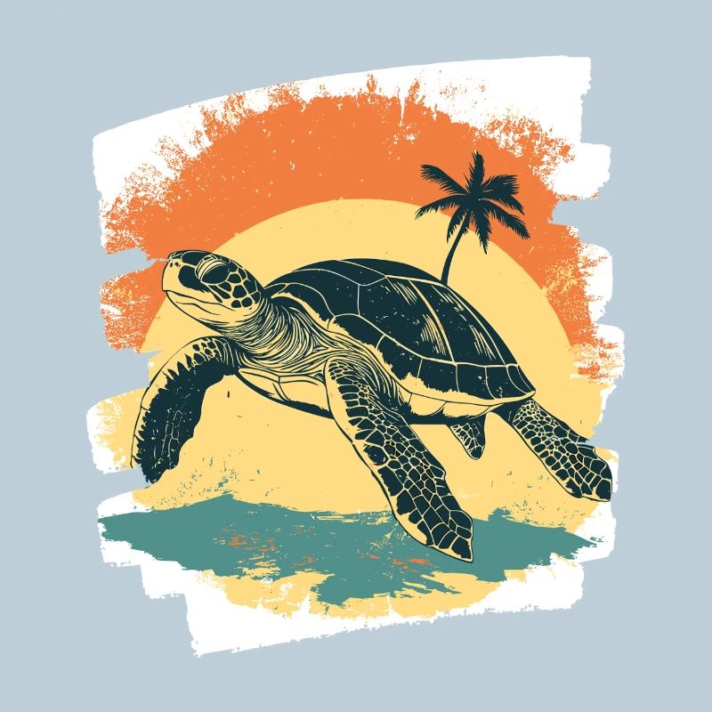 Sea Turtle Retro