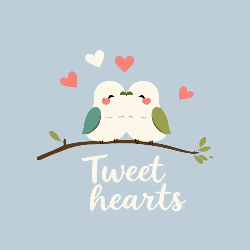 Tweet hearts