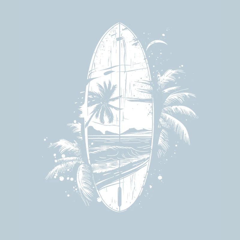 Surfboard Portrait