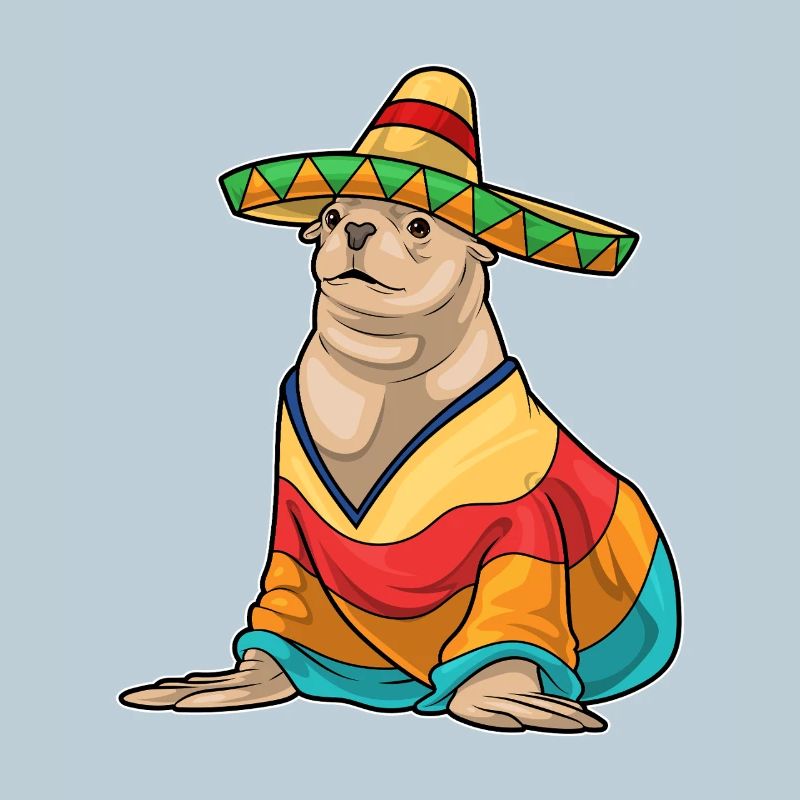 Chapeau mexicain de phoque
