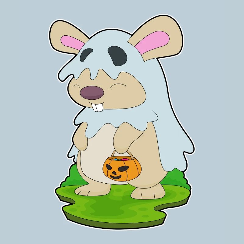 Bunny Halloween Ghost