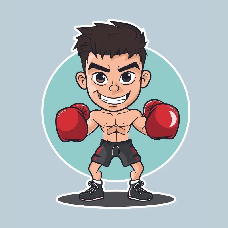 Boxer Comic Look