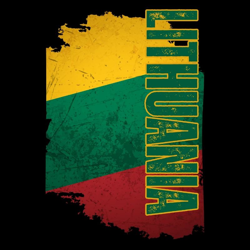 Vertical Lithuanian flag, Lithuanian pride