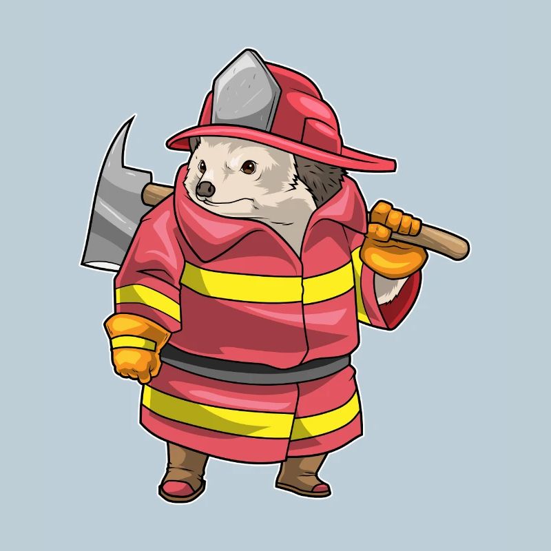 Hérisson Hache de pompier Brigade de pompiers