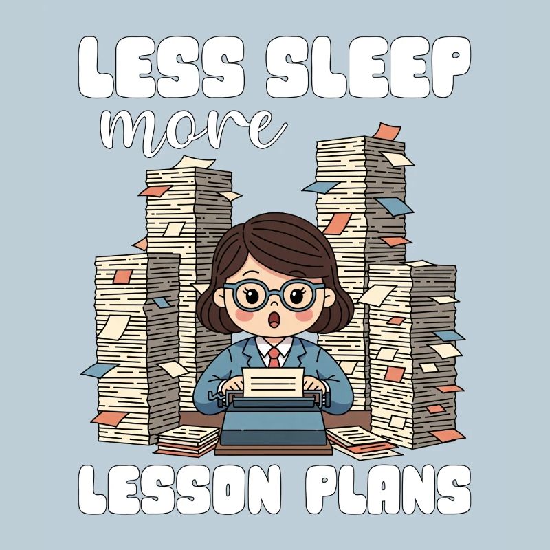 MOINS DE SOMMEIL, PLUS DE PLANS DE COURS - CADEAU POUR L’ENSEIGNANT