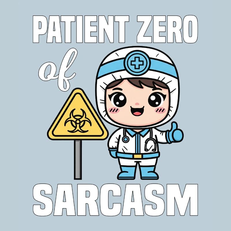 PATIENT ZÉRO DU SARCASME - CADEAU DE MÉDECIN