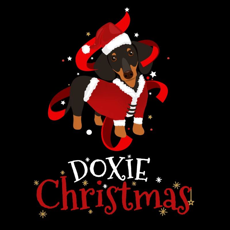 Doxie Teckel Chien Noël