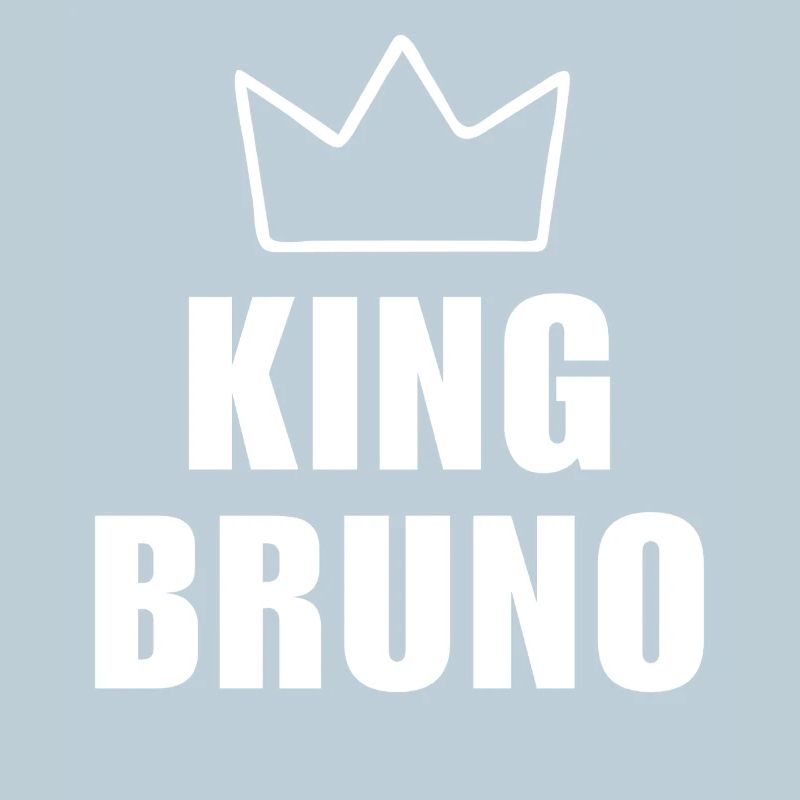 T-shirt Couronne du Roi Bruno – Nom commençant par B