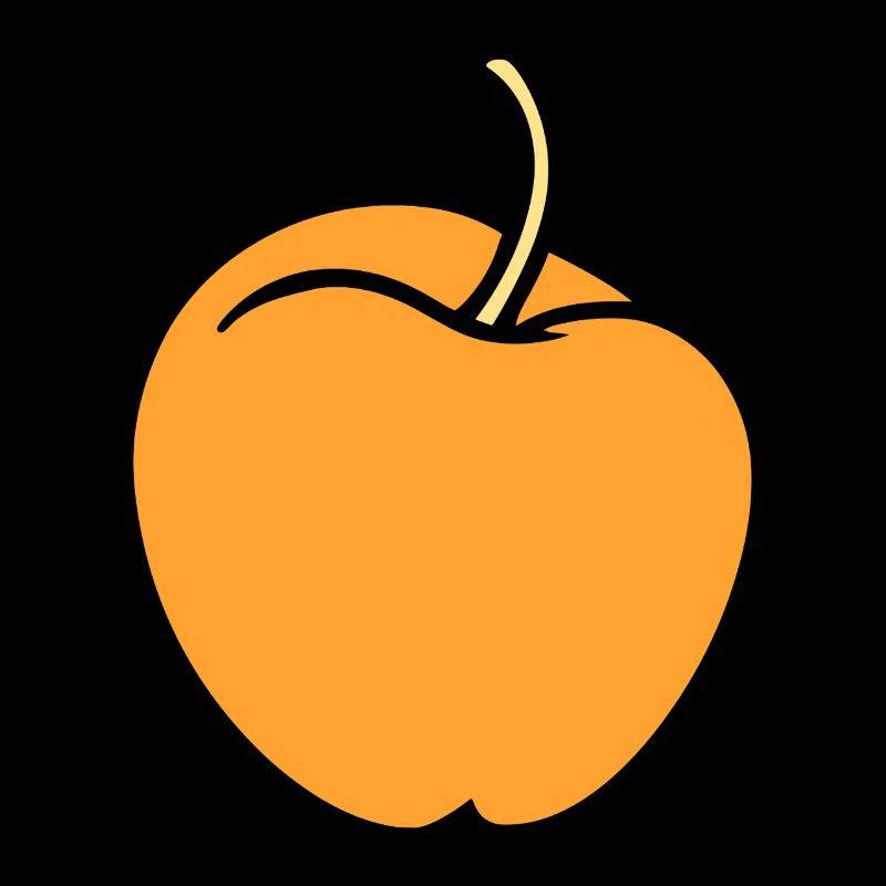 Abréviation minimaliste de Nectarine en pêche