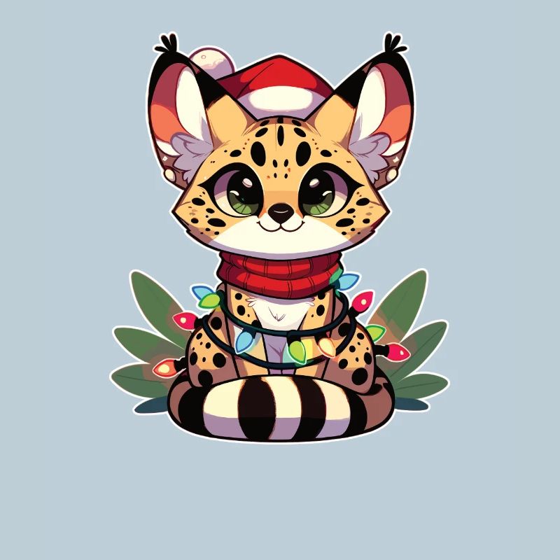 Fées de Noël Chat de Serval