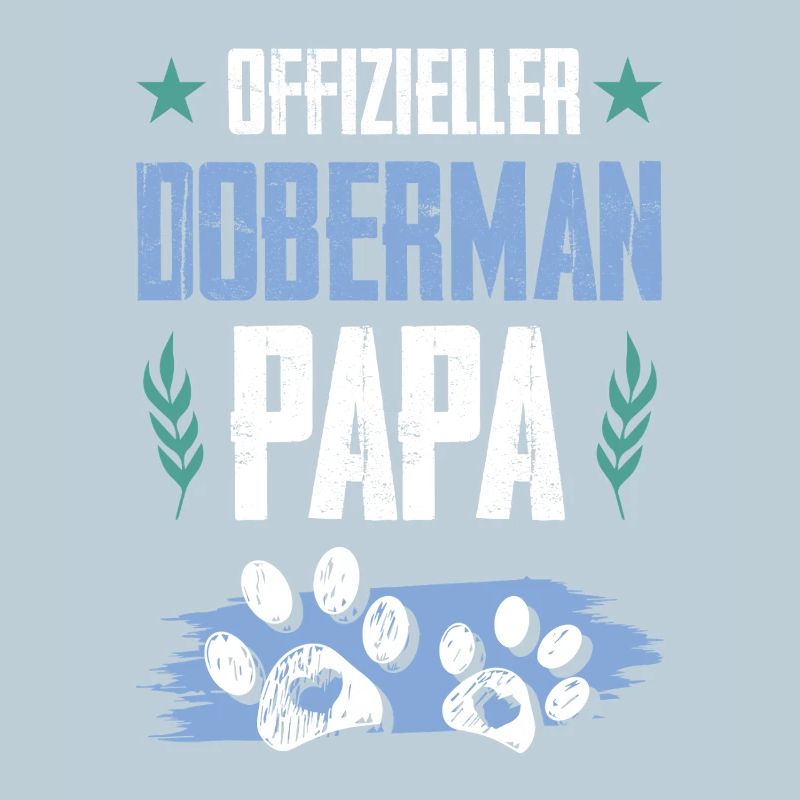 Doberman chiens papa