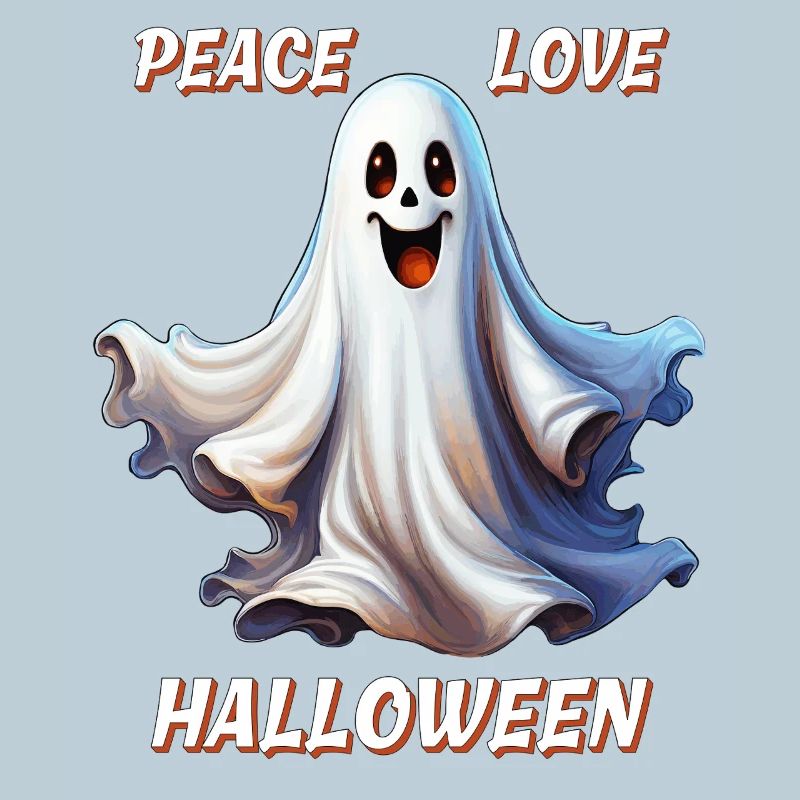 FANTÔME PAIX AMOUR HALLOWEEN