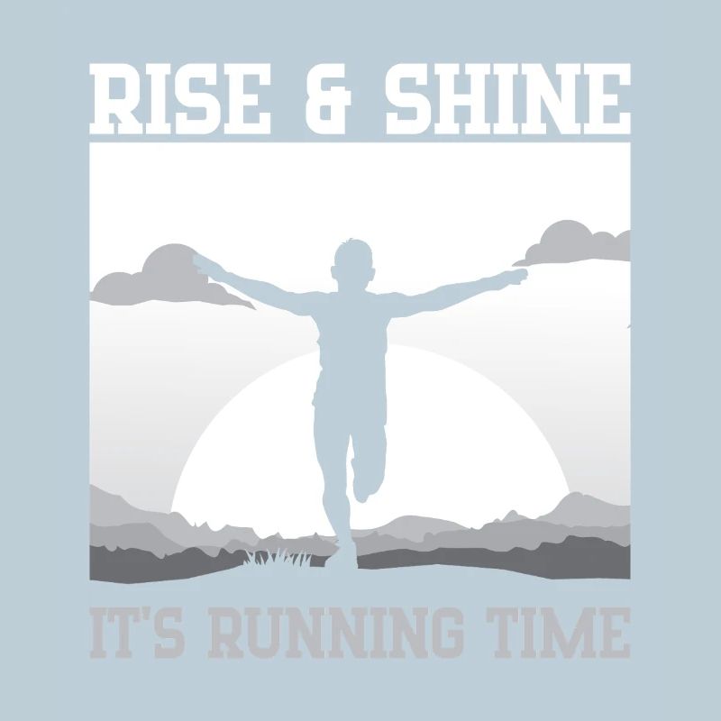 Marathon Runner Rise & Shine Running Gift Idea