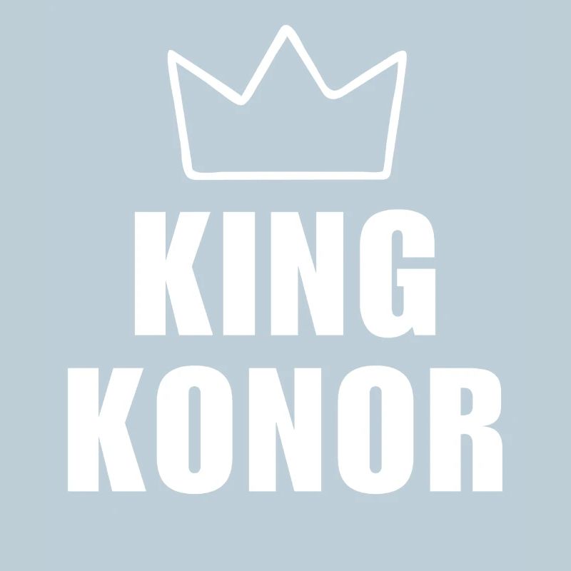 Konor Name mit Buchstabe K - King Crown Hemd