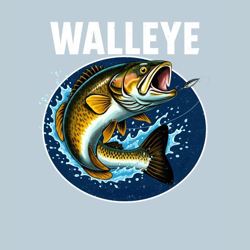 Motif de poisson sauté de doré jaune