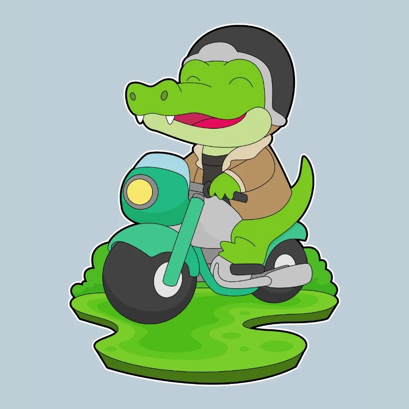 Moto crocodile
