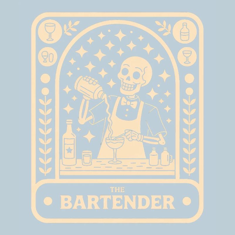 Bartender Barman The Bartender Tarot Cocktail