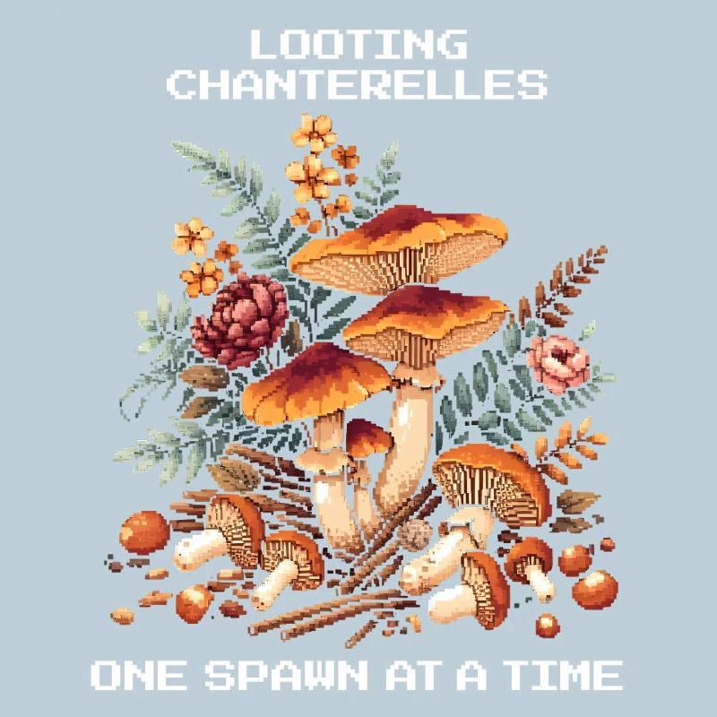 Looting chanterelles | One Spawn at a Time
