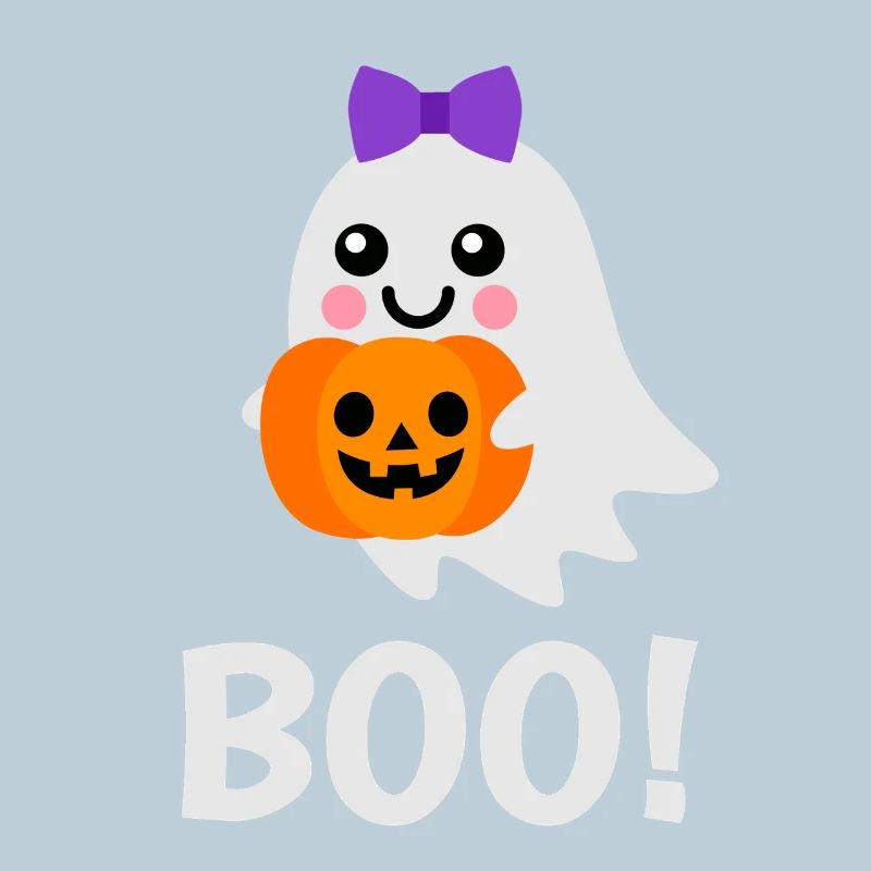 Halloween Design - Cute Ghost Jack o Lantern