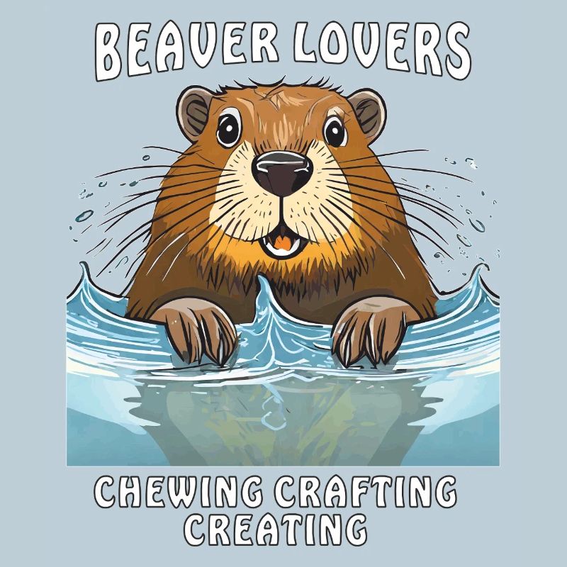 BEAVER LOVERS CHEWING CRAFTING CREATING