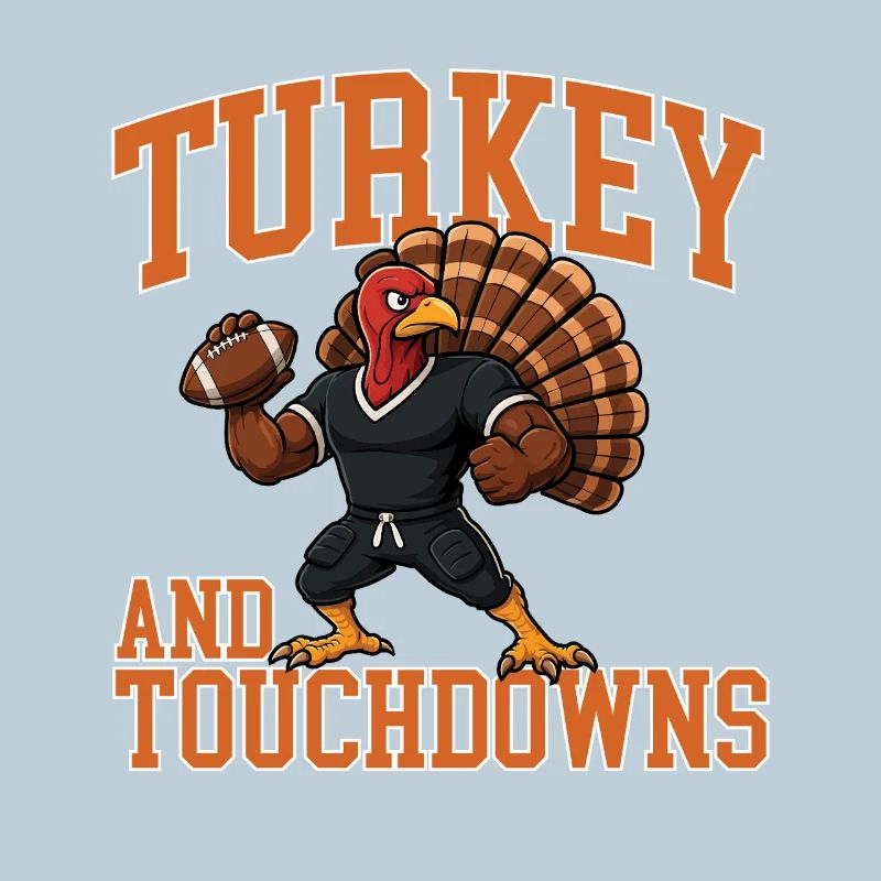 Turkey And Touchdowns Fall Football Feast