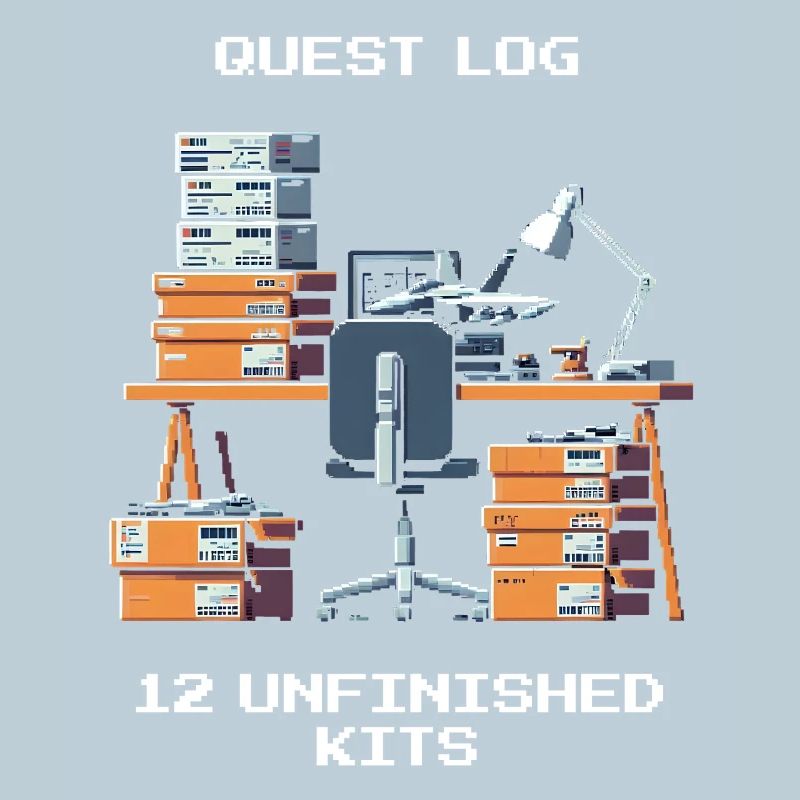 Quest Log: 12 Unfinished Kits | Model making