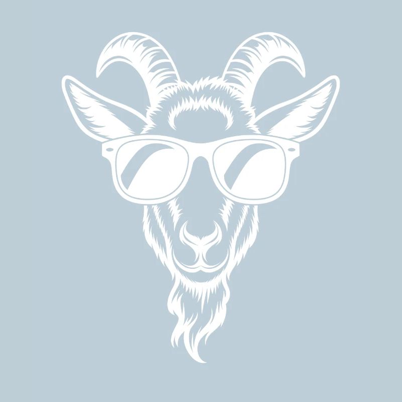 Geissbock mit Sonnenbrille
