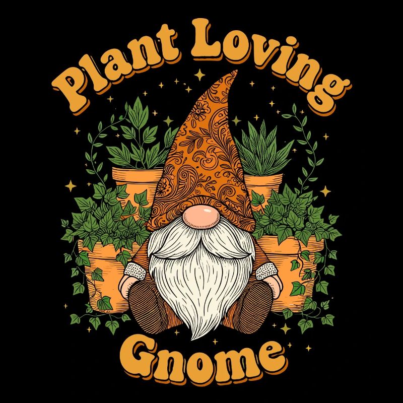 Plant Loving Gnome - Crowing Wichtel