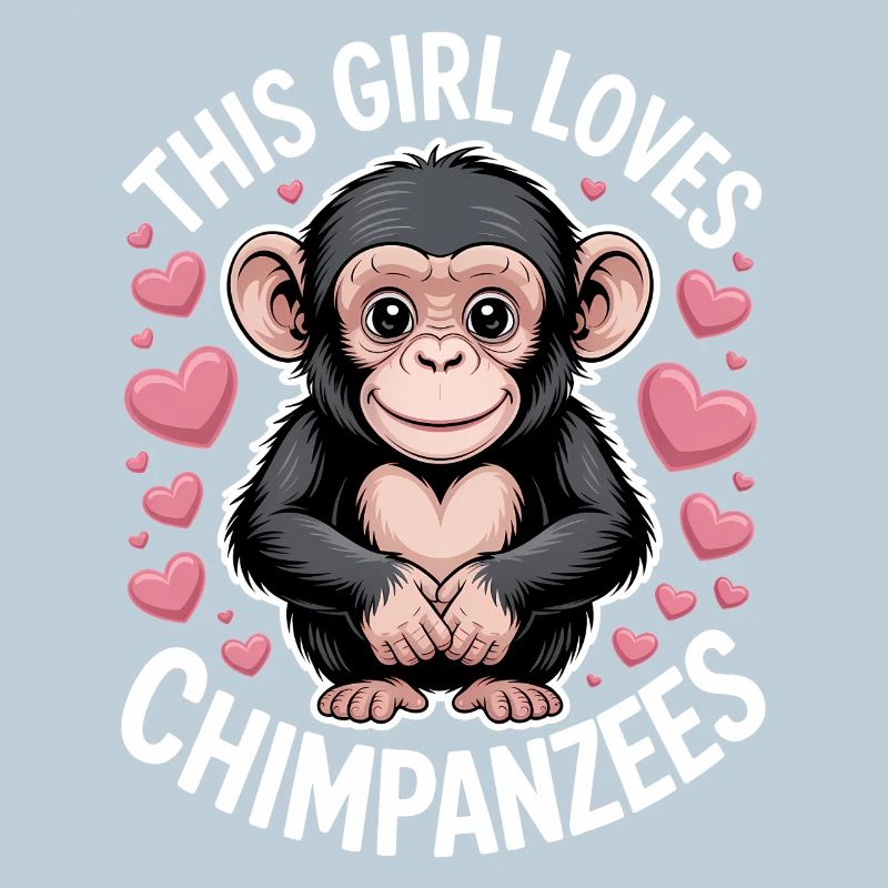Chimpanzee Saying Monkey Funny Chimpanzee Gift