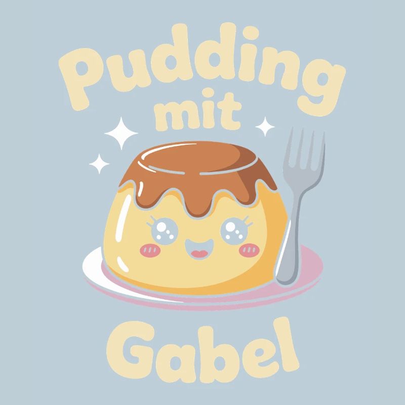 Pudding Mit Gabel