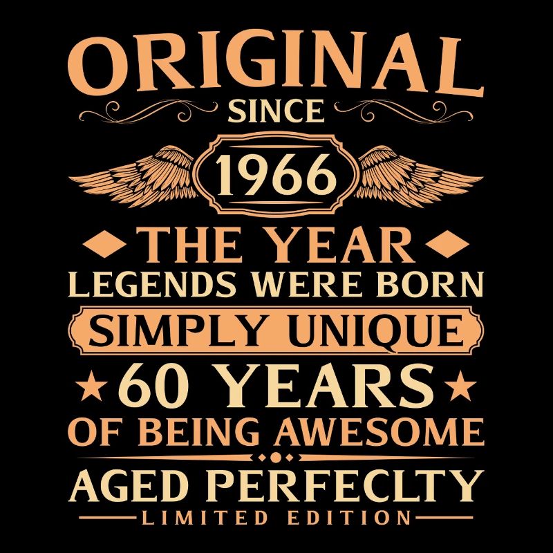 Original 1966 Vintage - 60th Birthday