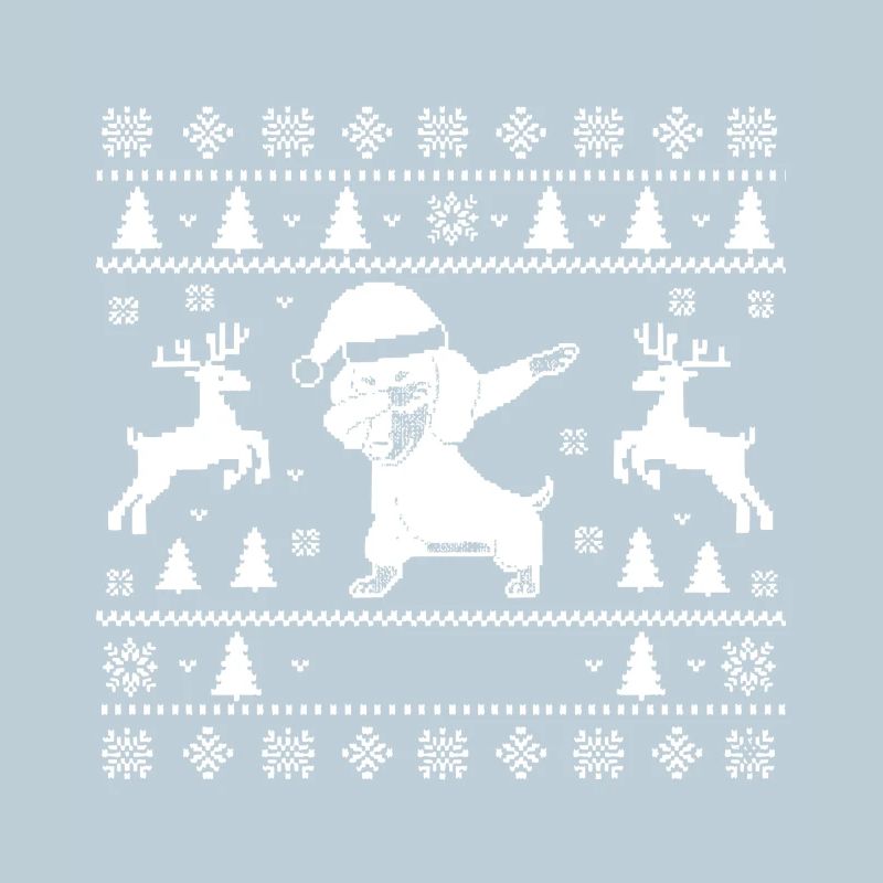 Teckel de Noël laid
