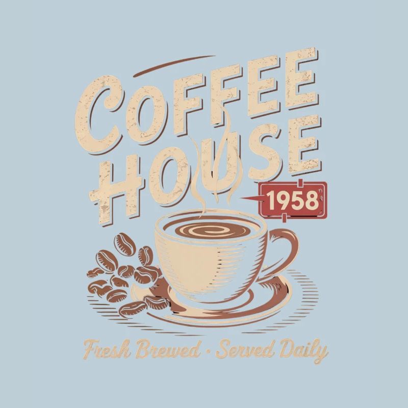 Vintage Kaffee Werbung