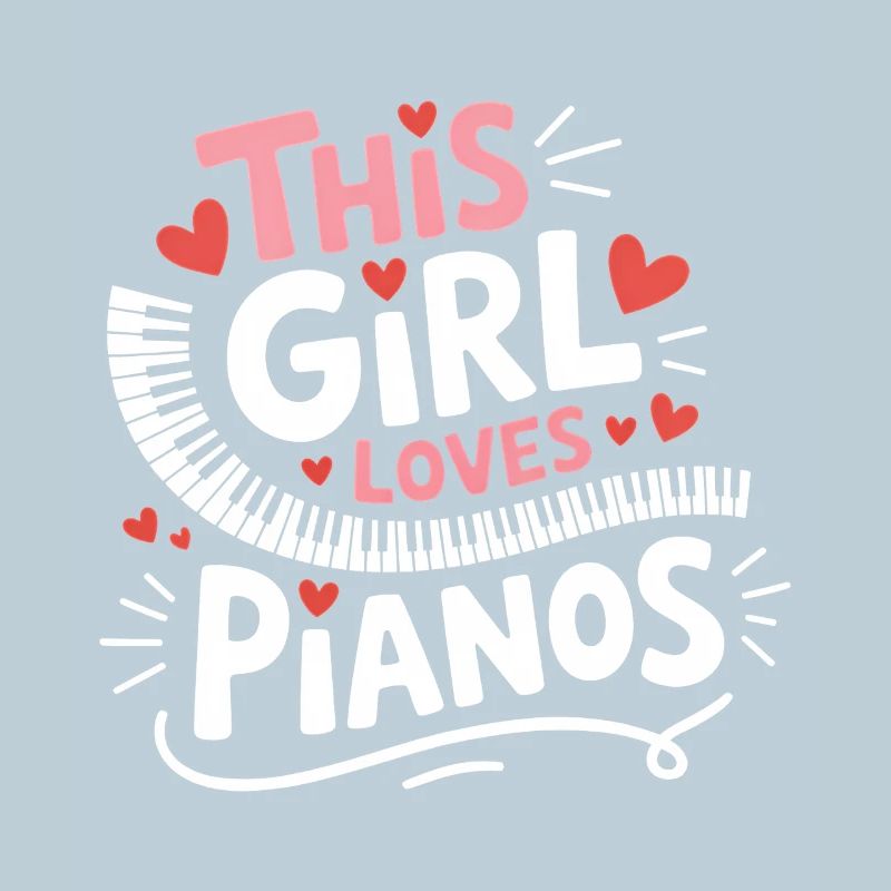 Klavier Spruch Mädchen Lustiges Klavier Geschenk