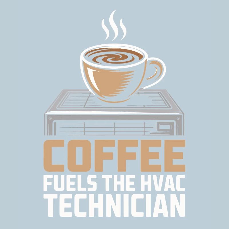 Kaffee Liebender HVAC Techniker Geschenk Arbeiter