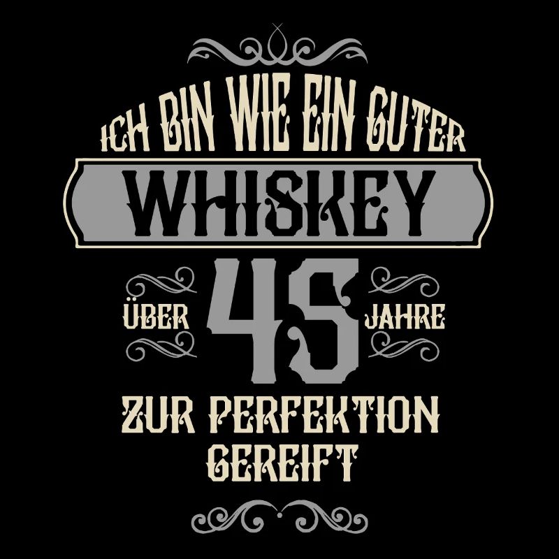 45. Geburtstag 45 Jahre alt Spruch Geschenk