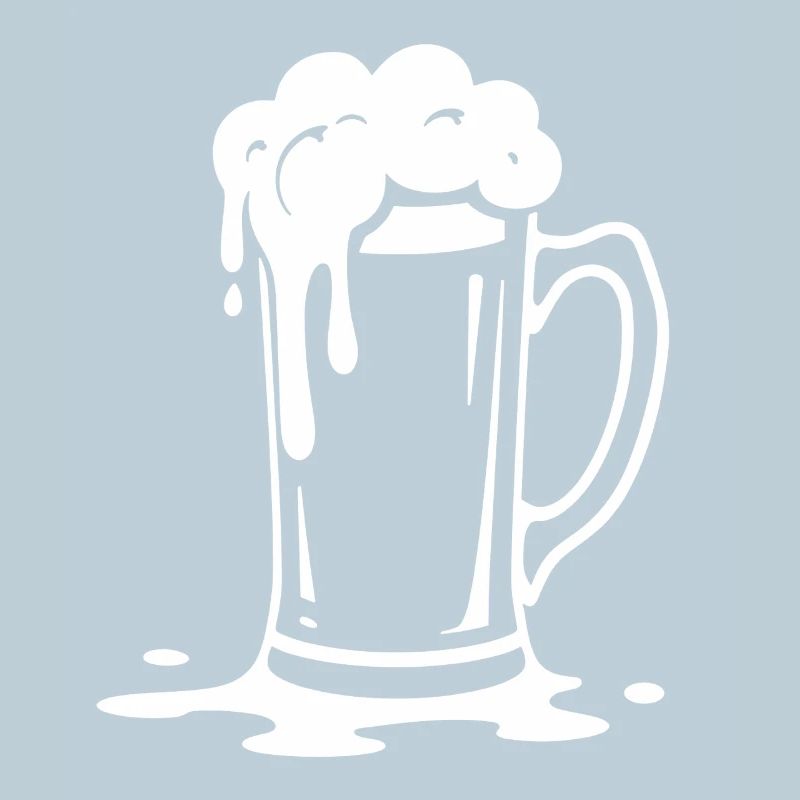 Fête en mousse de chopes de bière débordantes