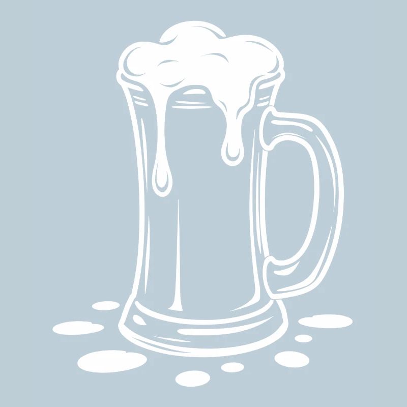 Fête en mousse de chopes de bière débordantes