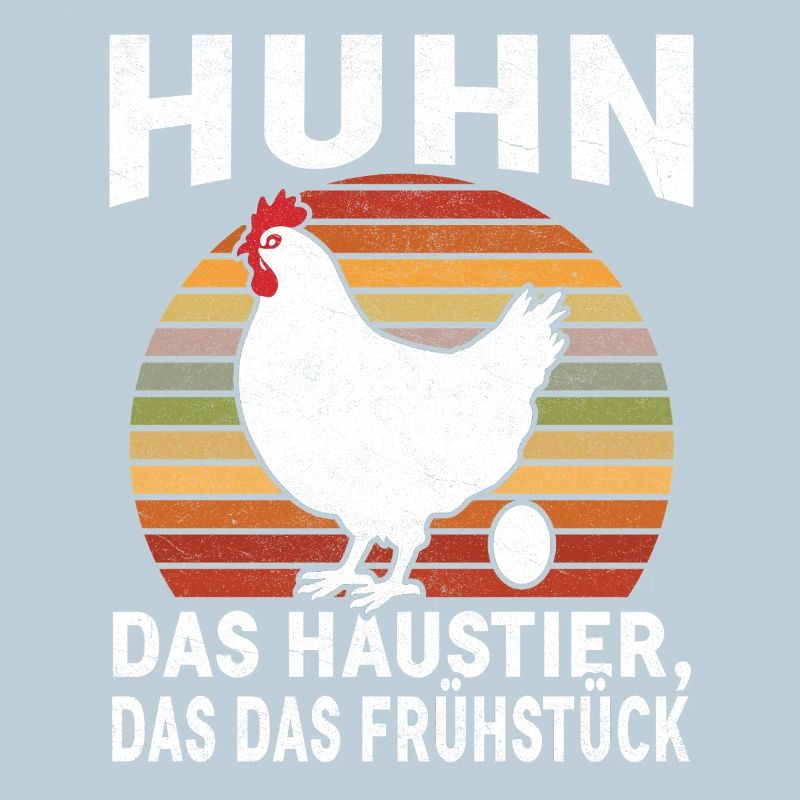 Humour Chicken Breakfast Rétro