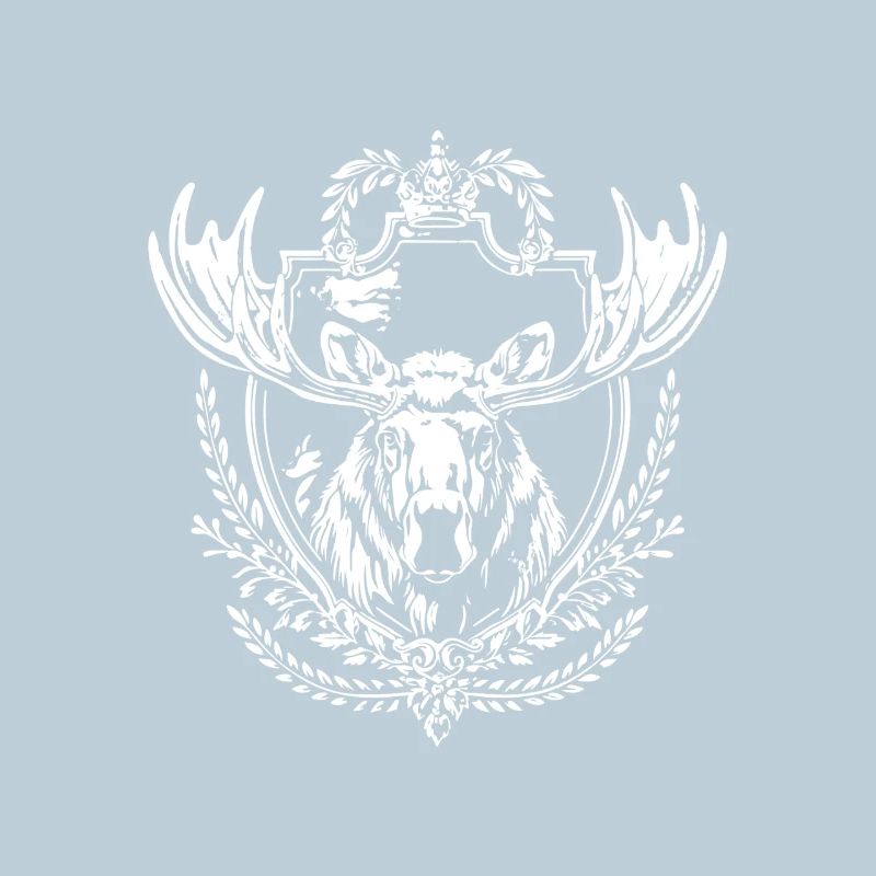 Hirschgeweih Emblem Kranz