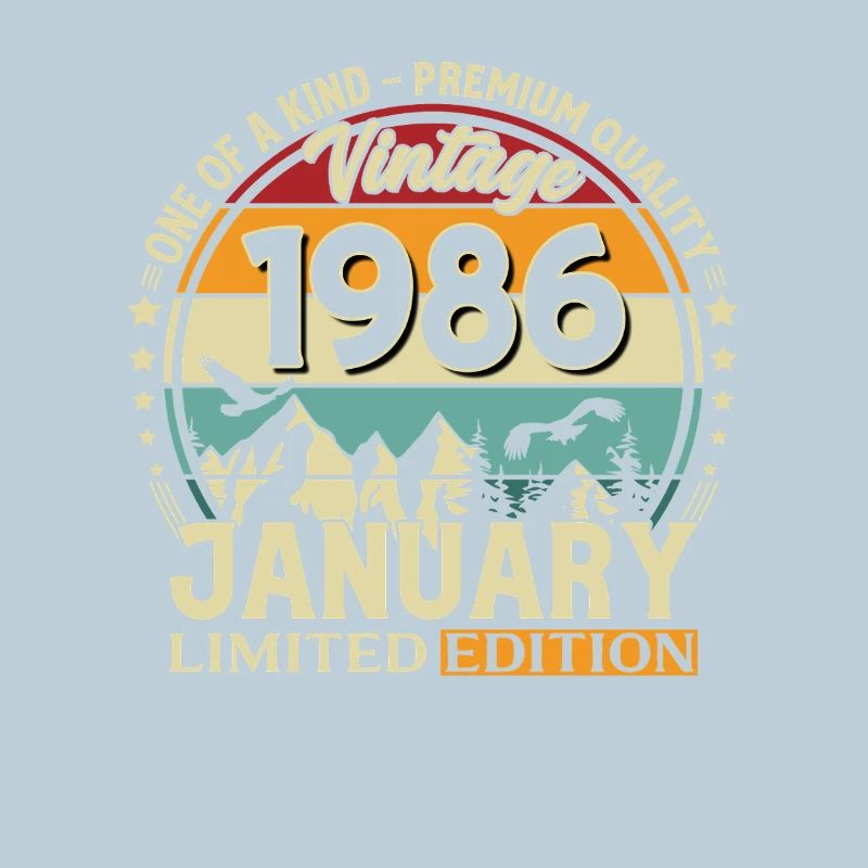 40e anniversaire Millésime de janvier 1986